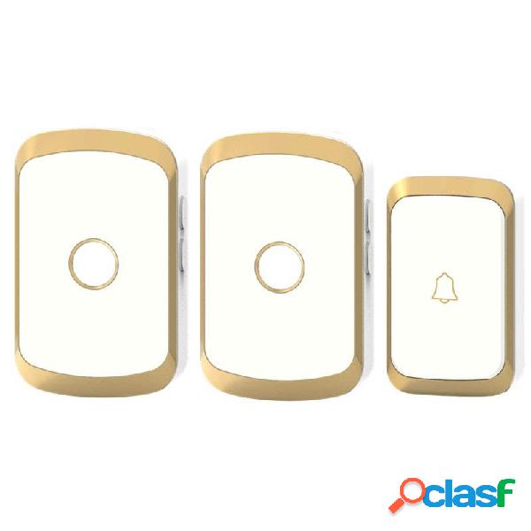 CACAZI A20 Wireless Music Doorbell Waterproof AC 110-220V