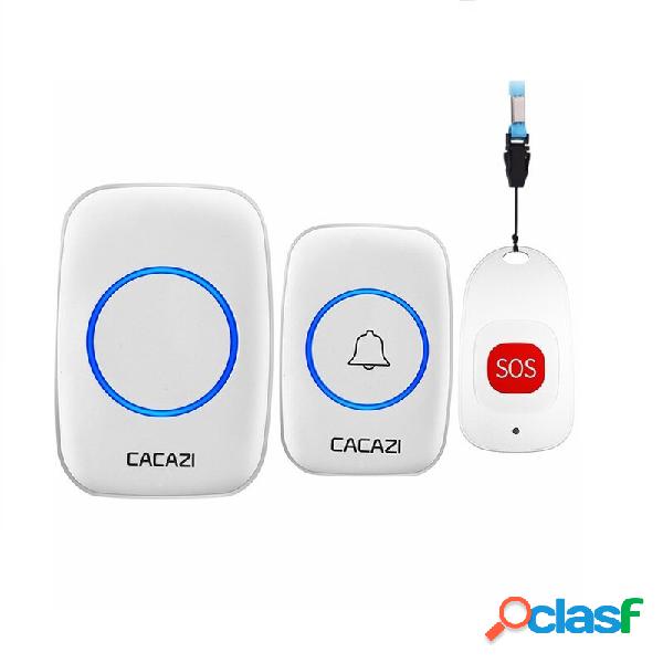 CACAZI C10 Smart Home Wireless Pager Doorbell Old Man