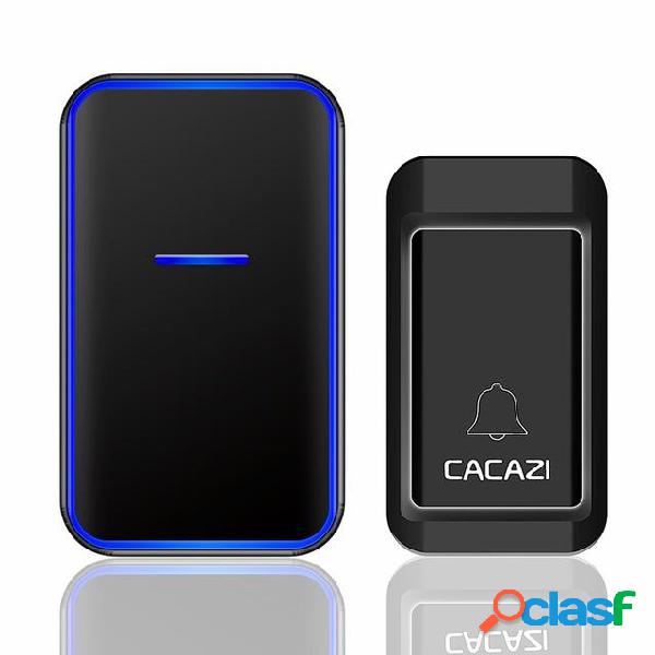 CACAZI FA68 No Battery Required Home Wireless Doorbell 1