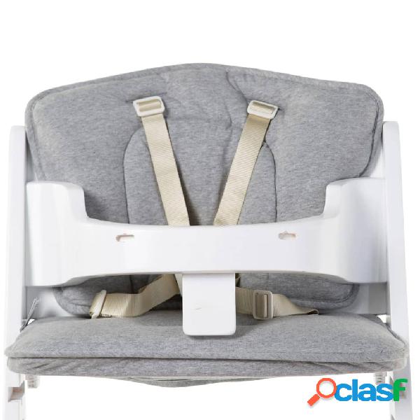 CHILDHOME Cuscino Universale per Seggiolone in Jersey Grigio