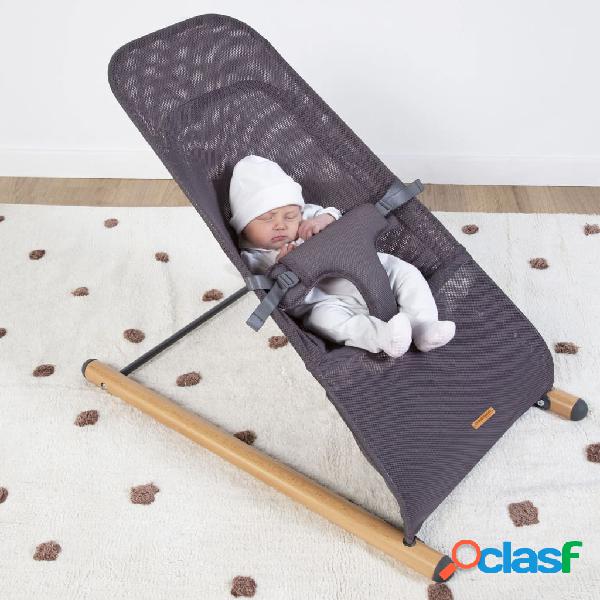 CHILDHOME Sdraietta Evolux Naturale e Antracite