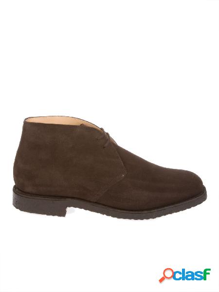 CHURCHS POLACCHINI UOMO RYDER81CASTOROBROWN CAMOSCIO MARRONE