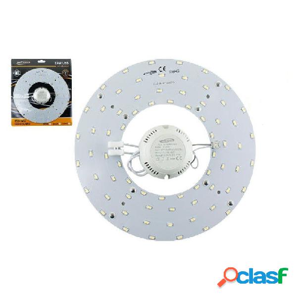 CIRCOLINA LED RICAMBIO NEON CORONA PLAFONIERE 24 WATT LUCE