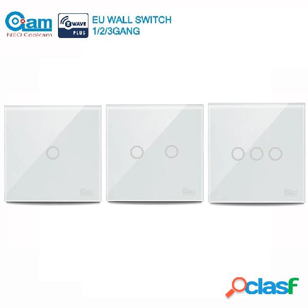 COOLCAM Zwave Smart Light Switch EU 1/2/3CH Touch Sensitive