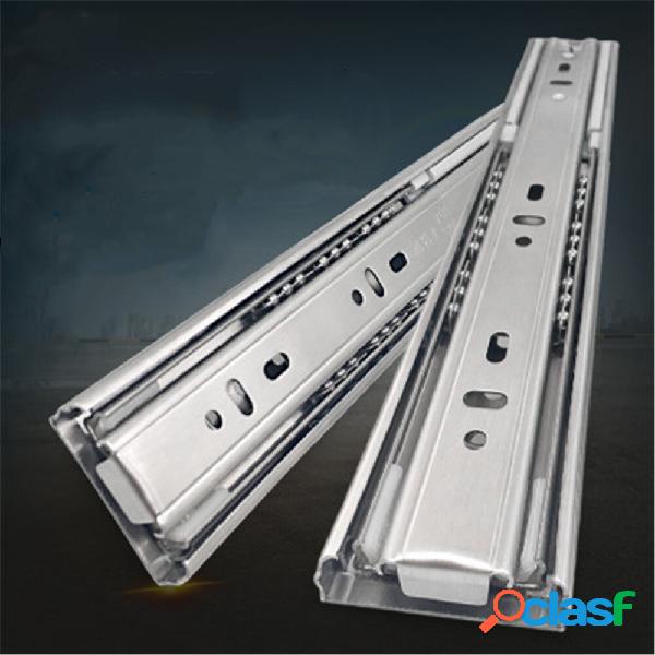 Cabinet Damping Slide Rail Three-section Rail Thickened