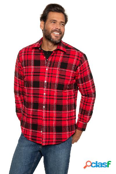 Camicia di flanella foderata da indossare sopra altri