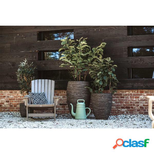 Capi Vaso Nature Row Elegante Basso 46x58 cm Verde Oliva
