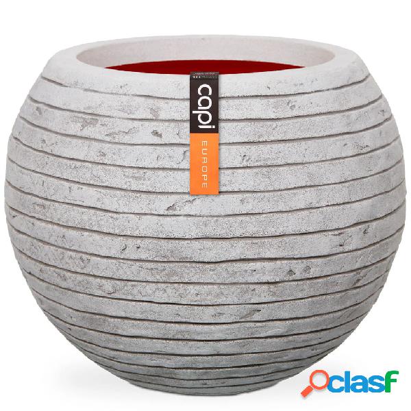 Capi Vaso a Sfera Nature Row 62x48 cm Avorio KRWI271