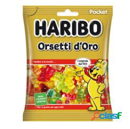 Caramelle gommose Orsetti doro - f.to pocket 100 gr - Haribo