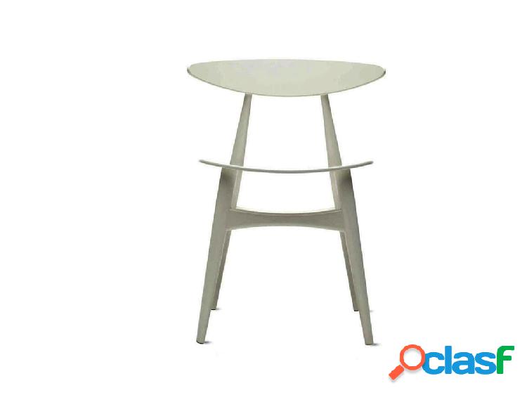 Carl Hansen & Søn CH33T Sedia - Faggio Laccato Silver Grey