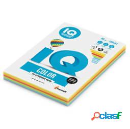 Carta IQ Color - A4 - 160 gr - mix 5 colori forti RB02 -