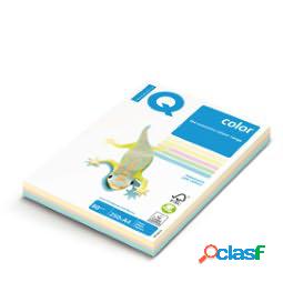 Carta IQ Color - A4 - 160 gr - mix 5 colori tenui RB01 -