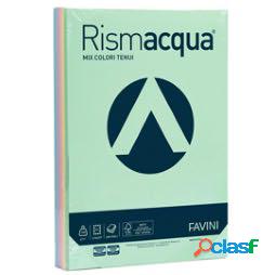 Carta Rismacqua - A4 - 140 gr - mix 5 colori - Favini -