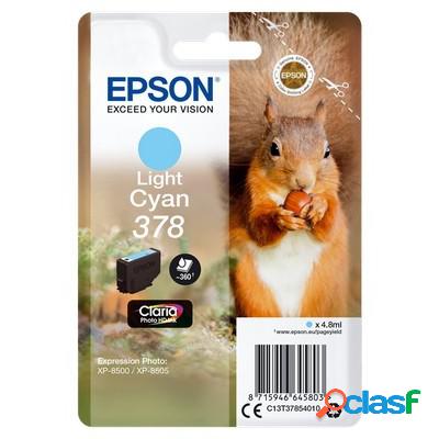 Cartuccia Epson C13T37854010 378 Scoiattolo originale CIANO