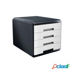 Cassettiera Mydesk - 29,5x38,5x28,2 cm - 4 cassetti da 4,5