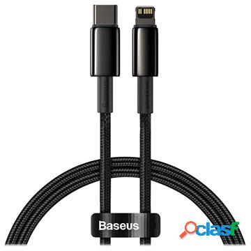 Cavo USB-C / Lightning Baseus Tungsten Gold 20W - 1m - Nero
