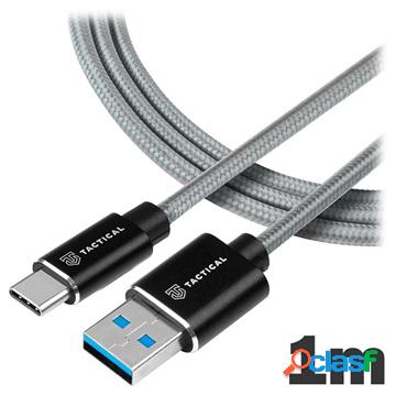 Cavo di Ricarica Tattico a Corda Veloce - USB-A/USB-C - 1m