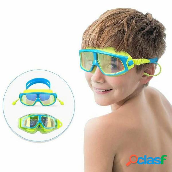 Children Anti-fog Diving Goggles HD Silicone Adjustable
