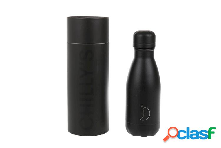Chillys Bottles Bottiglia termica monochrome nero opaco nero