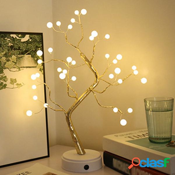 Christmas DIY Tree Light LED USB Touch Copper Wire Night