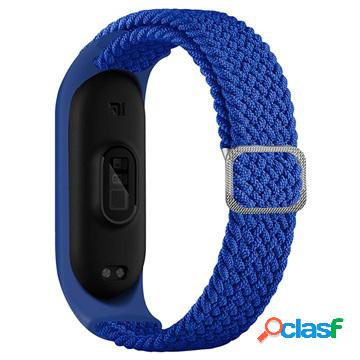 Cinturino in Maglia per Xiaomi Mi Band 5/6 - Blu