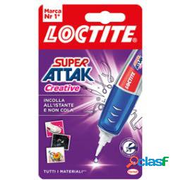 Colla Super Attak Creative - 3 gr - trasparente - Loctite