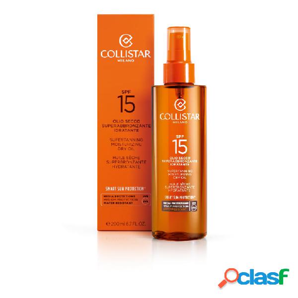 Collistar sole olio secco super abbronzante idratante spf 15