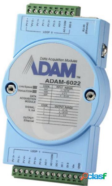 Controller Ethernet Dual-Loop PID Advantech ADAM-6022 12