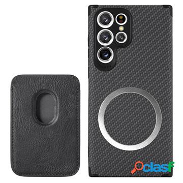 Cover con Porta Carte per Samsung Galaxy S22 Ultra 5G -