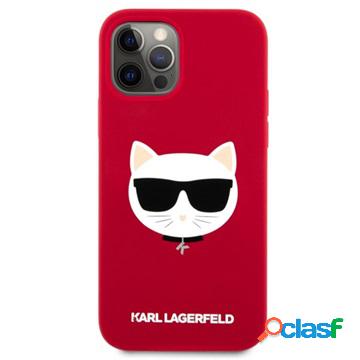 Cover in Silicone Karl Lagerfeld Choupette per iPhone 12 Pro