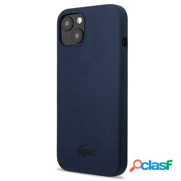 Cover in Silicone Liquido Lacoste per iPhone 13 Mini - Blu