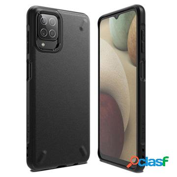 Cover in TPU Ringke Onyx per Samsung Galaxy A12 - Nero