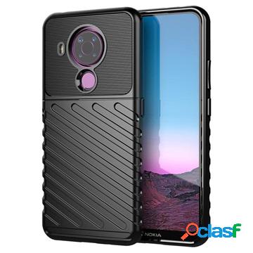 Cover in TPU Thunder Serie per Nokia 5.4 - Nera