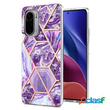 Custodia IMD Electroplated Marble Pattern per Xiaomi Mi