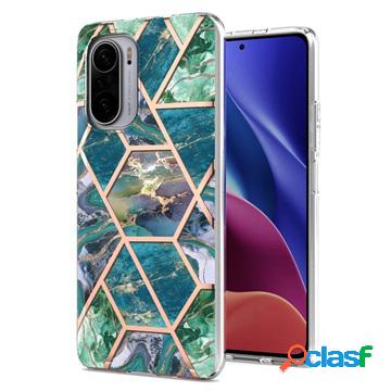 Custodia IMD Electroplated Marble Pattern per Xiaomi Mi