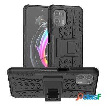 Custodia Ibrida Antiscivolo per Motorola Edge 20 Lite - Nera