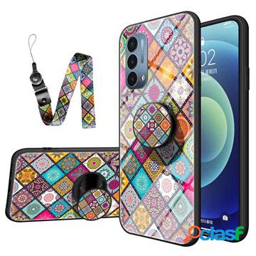 Custodia Ibrida Checkered Pattern per Samsung Galaxy A13 5G