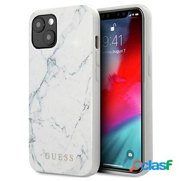 Custodia Ibrida Collection Guess Marble per iPhone 13 -