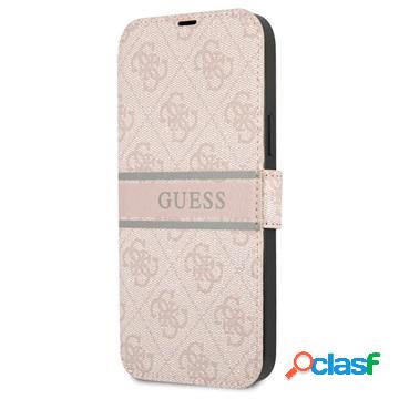 Custodia a Flip Guess 4G Printed Stripe per iPhone 13 Pro -