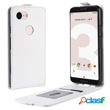 Custodia a Flip Verticale per Google Pixel 3a - Bianca