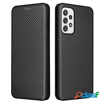Custodia a Flip per Samsung Galaxy A73 5G - Fibra di
