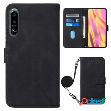 Custodia a Portafoglio per Sony Xperia 5 III - Serie Line -