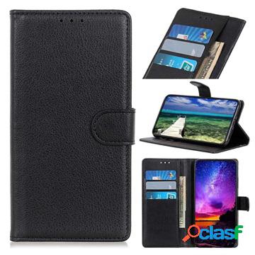 Custodia a Portafoglio per Xiaomi Redmi Note 8 2021 - Nera