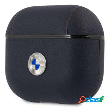 Custodia in Pelle BMW Signature per AirPods 3 - Blu Marino