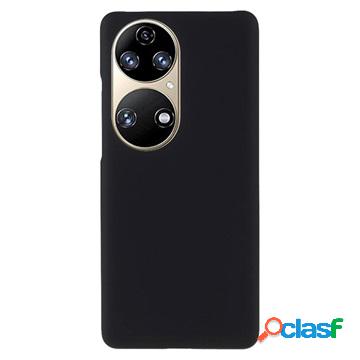 Custodia in Plastica Gommata per Huawei P50 - Nera