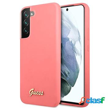 Custodia in Silicone Guess Metal Logo pour Samsung Galaxy