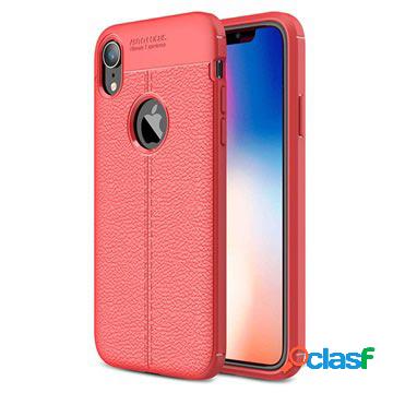 Custodia in TPU Slim-Fit Premium per iPhone XR - Rossa