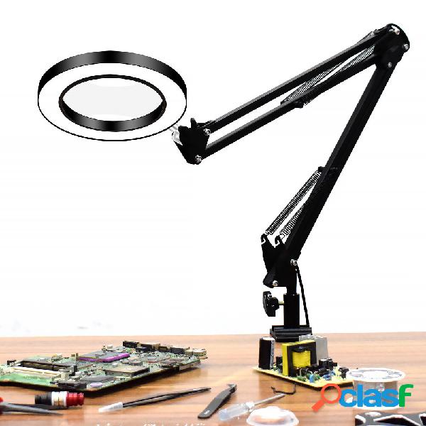 DANIU Flexible Desk Large 33cm+33cm 5X USB LED Magnifying