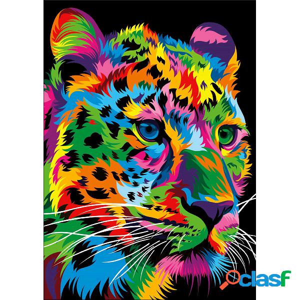 DIY 5D Diamond Painting Leopard Tiger Lion Wolf Art Craft