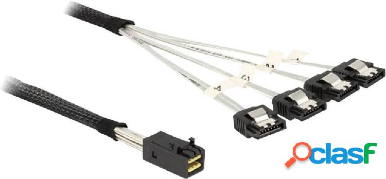Delock Hard Disk Cavo [1x Presa Mini SAS (SFF-8643) - 4x